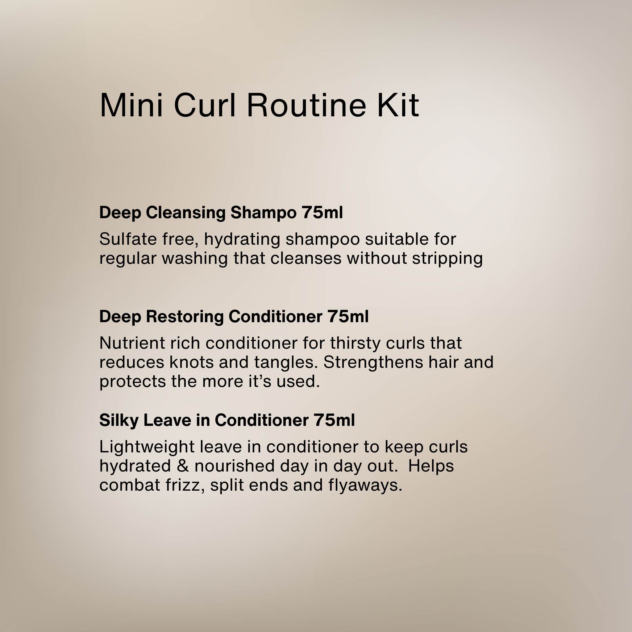 Mini Curl Routine Kit