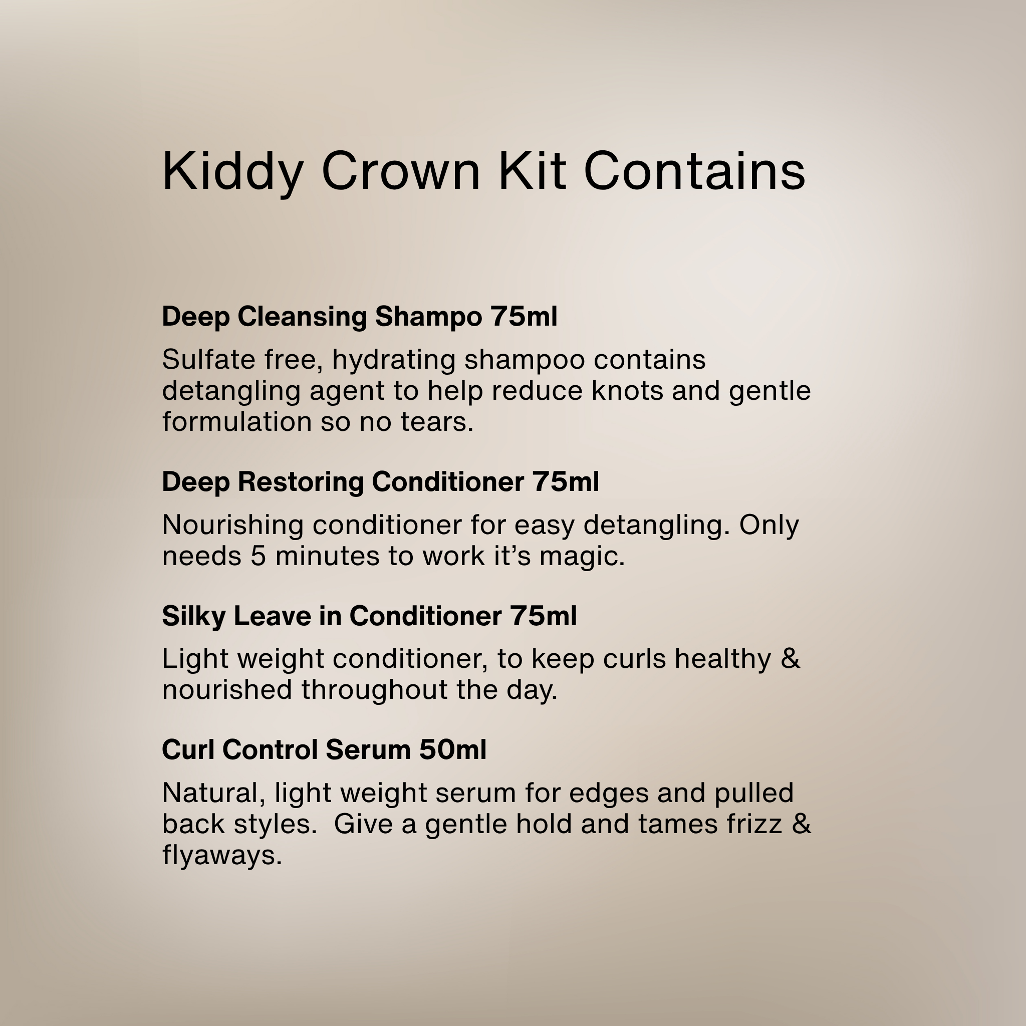 Kiddy Crown Kit