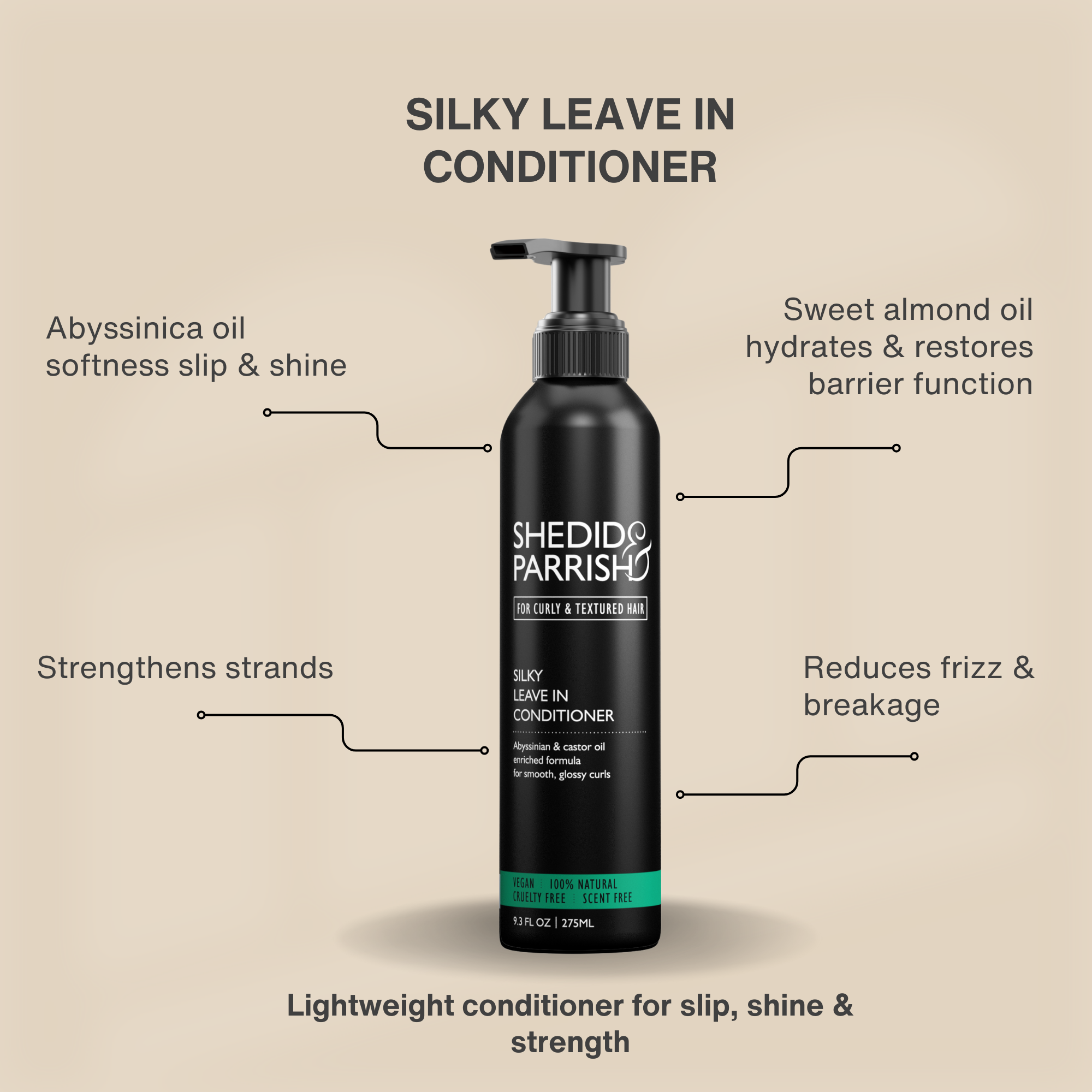 Silky Leave In Conditioner Full size and Travel size available