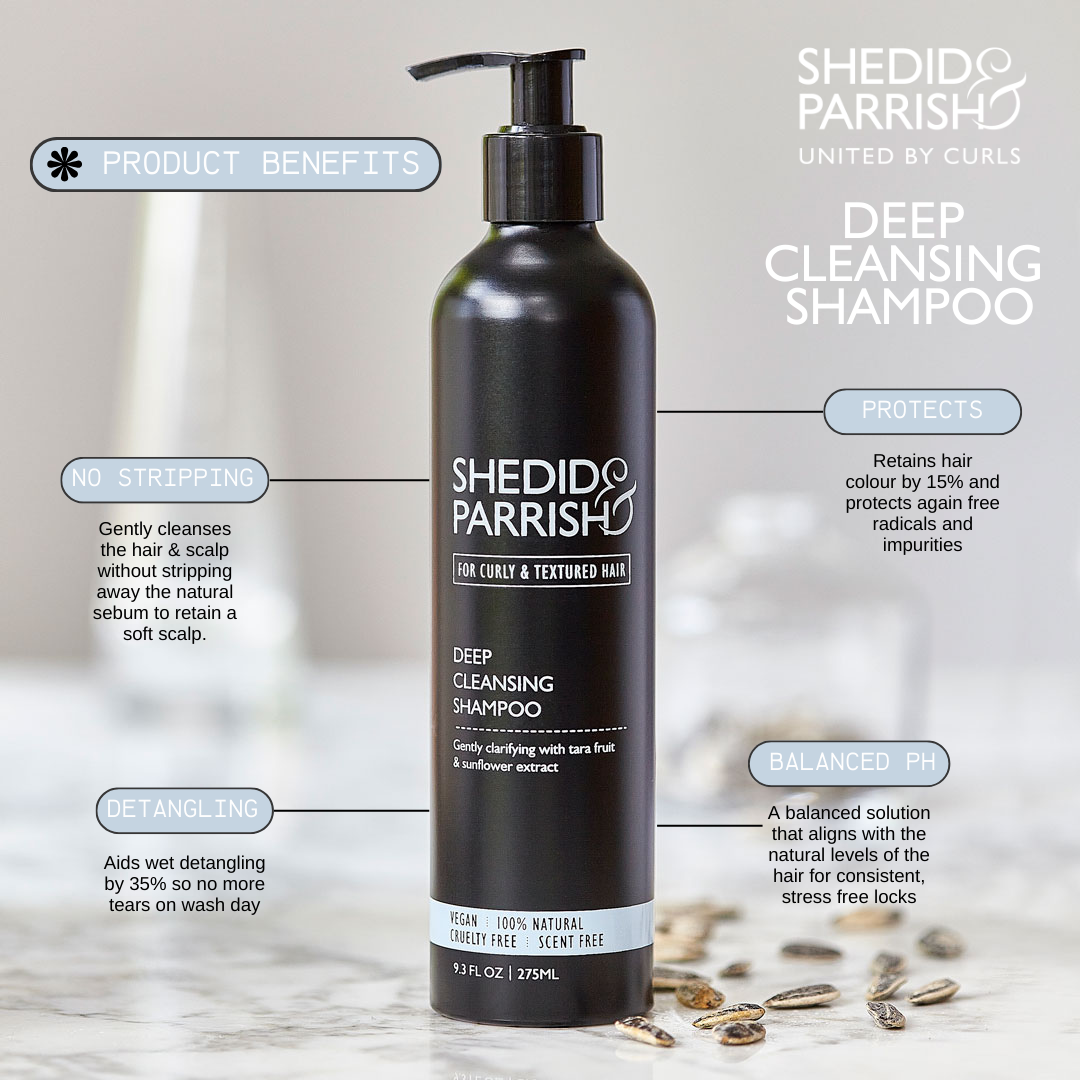 Deep Cleansing Shampoo Full size and Travel size available